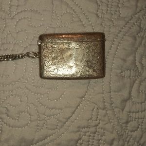 Antique Silver matchbox